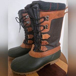 Edde Bauer Mens Sz 8 Waterproof Winter Boots